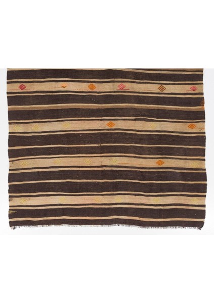 194 x 301 cm Çizgi Desenli El Dokuması Eski Kilim. Doğal Yün modelleri