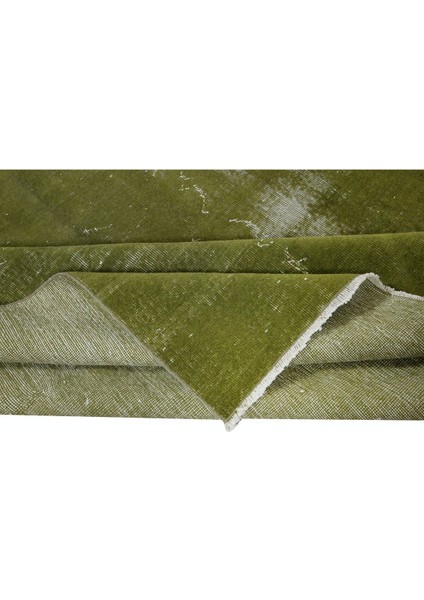 203 x 308 cm Yeşil Halı, Yenilenmiş Halı, Yeniden Boyanmış Eski Halı modelleri