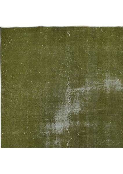 203 x 308 cm Yeşil Halı, Yenilenmiş Halı, Yeniden Boyanmış Eski Halı fırsatları