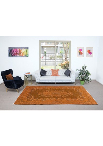 200 x 315 cm Turuncu Ofis Halısı, El Yapımı Halı, El Düğümlü Halı fiyatları