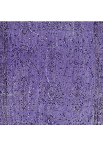 114 x 202 cm Mor El Dokuması Halı, El Düğümlü Alan Halısı, Eski Türk Halısı indirimleri