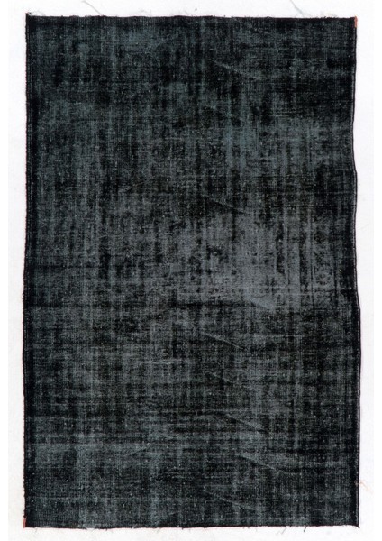 (160 x 250 cm ) Siyah Renkli El Dokuması Anadolu Halısı, Isparta Halısı