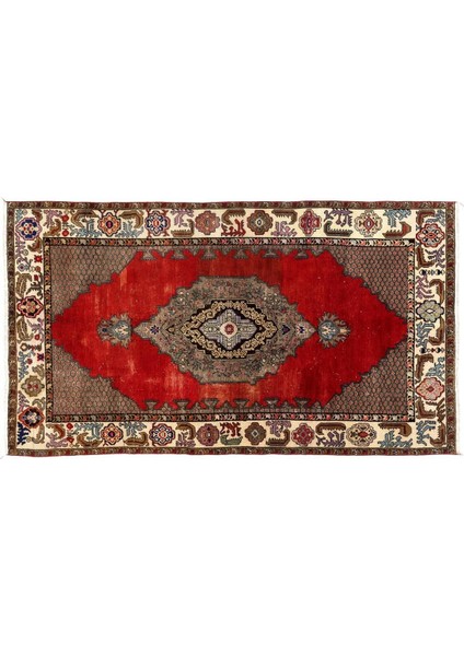 139 x 247 cm Eşsiz Eski Köy Halısı. Yün El Dokuma Halı, El Düğümlü Halı indirimleri
