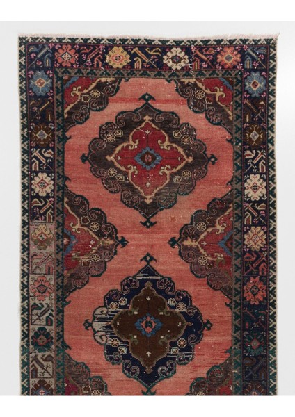 138 x 384 cm Antre Hol Halı, Eski Türk Yolluk Halısı. Koridor Için El Yapımı Yün Halı fiyatları