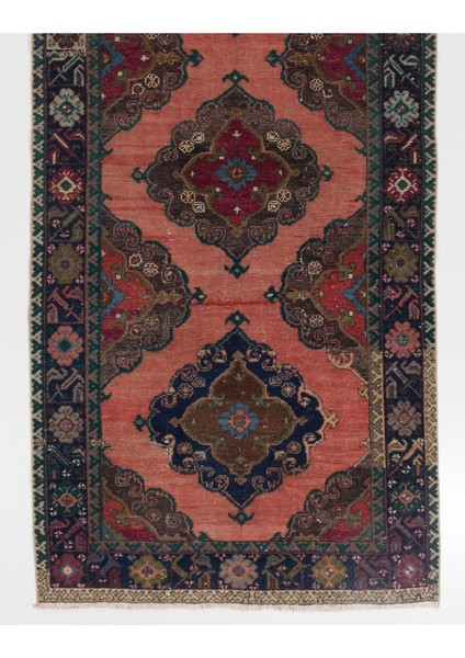 138 x 384 cm Antre Hol Halı, Eski Türk Yolluk Halısı. Koridor Için El Yapımı Yün Halı modelleri