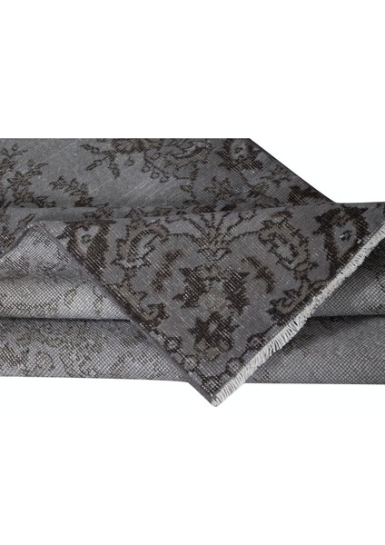 117 x 203 cm El Dokuması Gri Halı, Oturma Odası ve Çalışma Odası Için Modern Halı modelleri