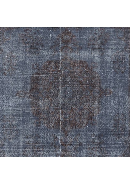 186 x 280 cm El Düğümlü Mavi Halı, Modern El Dokuması Yün ve Pamuktan Yapılmış Alan Halısı