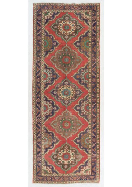 145 x 390 cm El Yapımı Yolluk Halı, Antre Hol Halı, Mutfak Halısı, Koridor Halısı