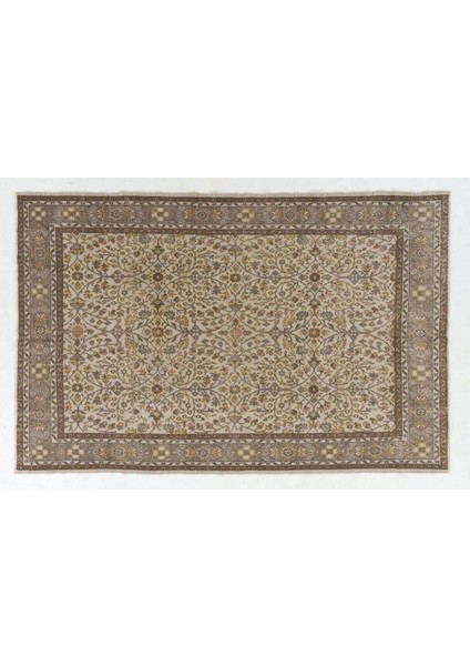 200 x 309 cm Çiçek Desenli Eski El Dokuma Orta Anadolu Büyük Halı indirimleri