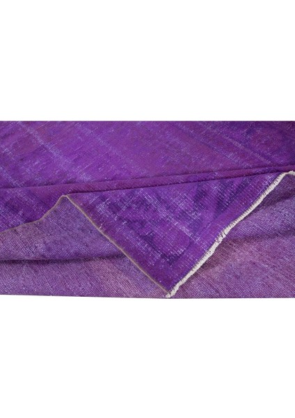 178 x 278 cm Modern Ev Dekoru Halı, El Dokuma Halı, Yenilenmiş Mor Halı, Türkiye'den El Yapımı Halı modelleri