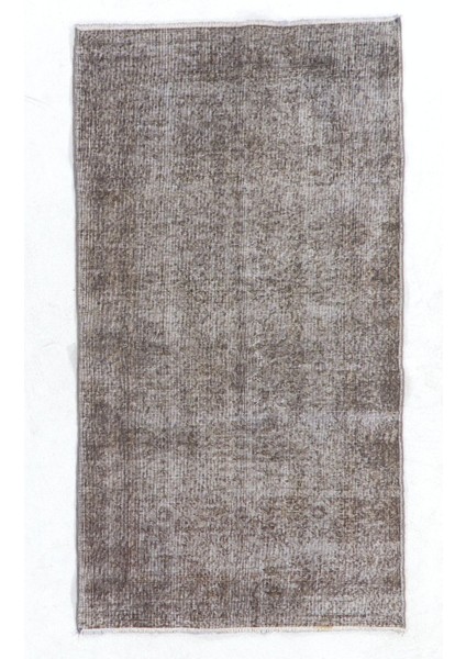 (116 x 212 cm ) Gri Anadolu Halısı, El Dokuması Anadolu Halısı, Gri Renkli Halı
