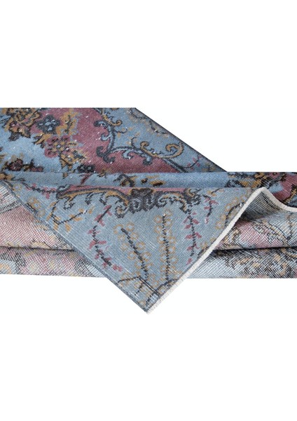 112 x 250 cm Mavi El Dokuması Halı, Mutfak ve Yemek Odası Için Modern Halı modelleri
