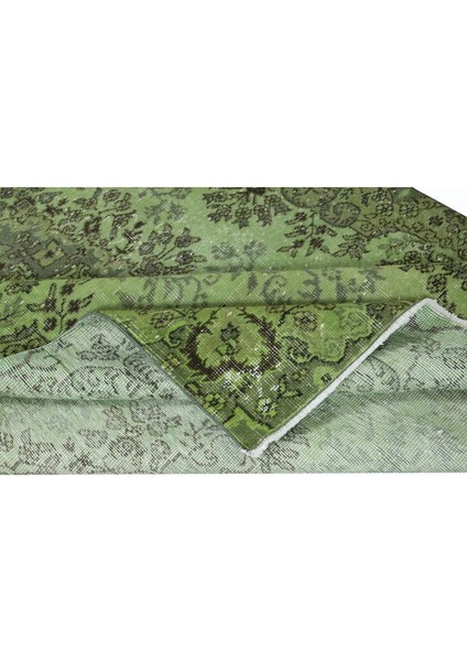 160 x 270 cm Geleneksel El Dokuması Yeşil Halı, Anadolu'dan Yünlü Halı, Modern Alan Halısı modelleri