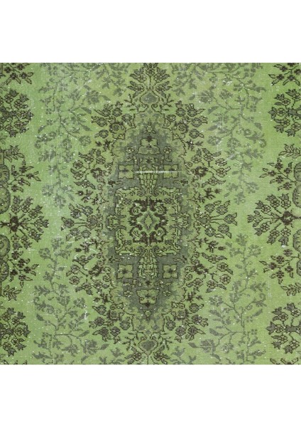 160 x 270 cm Geleneksel El Dokuması Yeşil Halı, Anadolu'dan Yünlü Halı, Modern Alan Halısı indirimleri