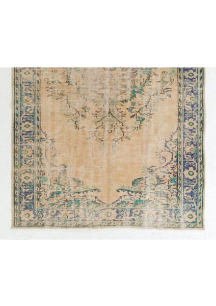192 x 316 cm Ince El Dokuma Orta Anadolu Türk Bölge Halısı. Eski Halı. modelleri