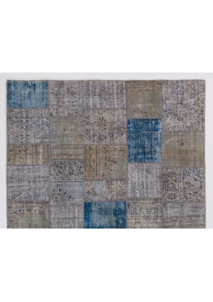 230 x 330 cm Patchwork Halı, Açık Tonlarda Anadolu Halısı, Çok Renkli Peçvörk