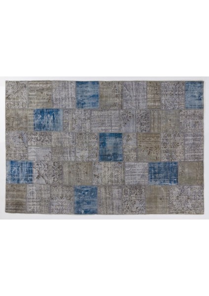 230 x 330 cm Patchwork Halı, Açık Tonlarda Anadolu Halısı, Çok Renkli Peçvörk