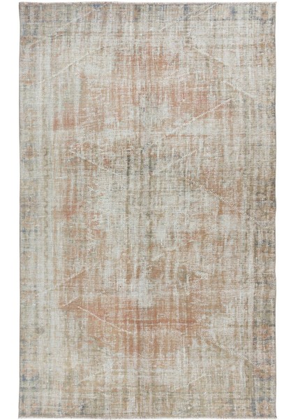 194 x 300 cm Eski Güneş Solmuş Anadolu Bölgesi Halı, El Yapımı Yün Halı