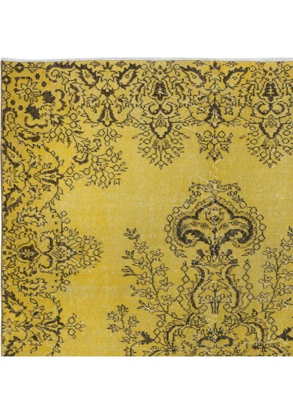 185 x 287 cm Sarı Halı, El Dokuması Modern Halı, Salon Halısı fırsatları