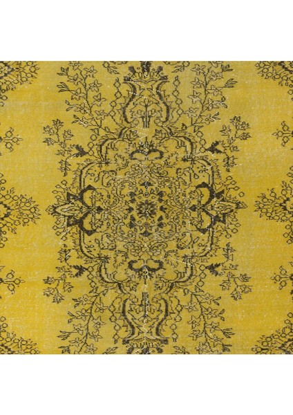 185 x 287 cm Sarı Halı, El Dokuması Modern Halı, Salon Halısı indirimleri