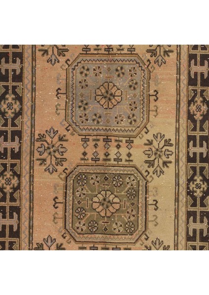 125 x 352 cm Koridor Dekoru Için El Yapımı Halı, Eski Geleneksel Yolluk Halı fırsatları