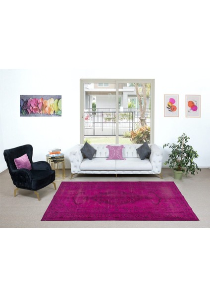 183 x 280 cm , El Yapımı Türk Halısı, Pembe El Dokuması Halı, Modern Yünlü Halı fiyatları