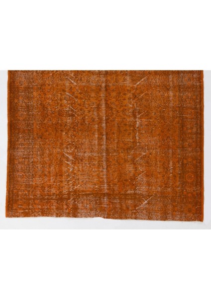 (173 x 262 cm ) Turuncu Renkli El Dokuması Anadolu Halısı, Otantik Turuncu Halı modelleri