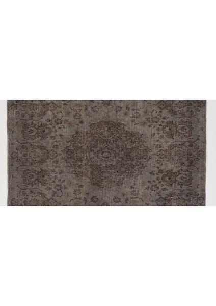 ( 185 x 278 cm ) Gri Tonlarda El Dokuması Anadolu Halısı, Madalyon ve Çiçek Desenli Halı modelleri