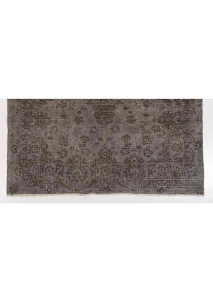 ( 185 x 278 cm ) Gri Tonlarda El Dokuması Anadolu Halısı, Madalyon ve Çiçek Desenli Halı fırsatları