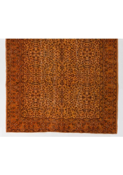 ( 174 x 287 cm ) Turuncu Renkli El Dokuma Anadolu Halısı, Modern Halı modelleri