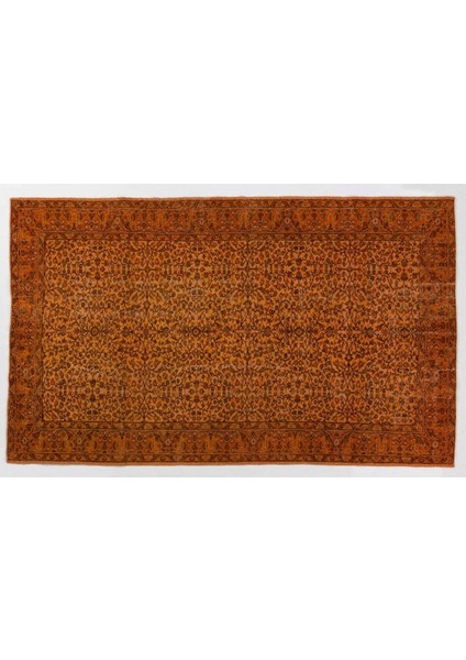 ( 174 x 287 cm ) Turuncu Renkli El Dokuma Anadolu Halısı, Modern Halı indirimleri