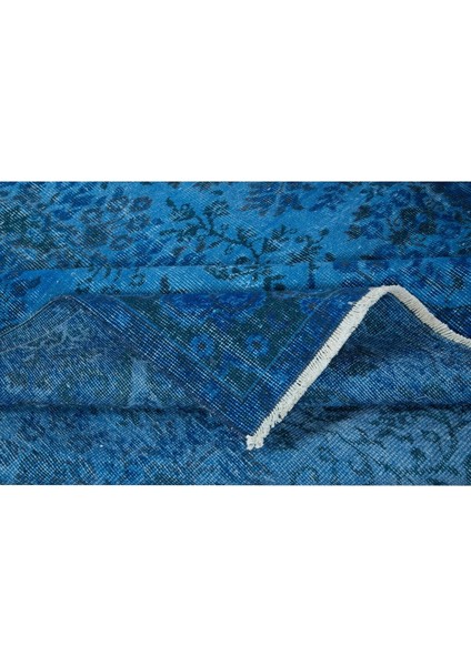 172 x 275 cm El Dokuması Halı, Mavi Modern Halı, El Yapımı Yünlü Halı modelleri