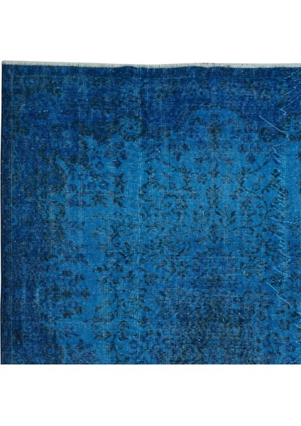 172 x 275 cm El Dokuması Halı, Mavi Modern Halı, El Yapımı Yünlü Halı fırsatları