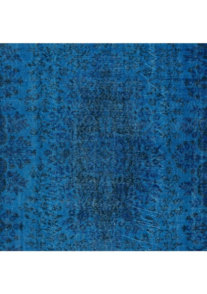 172 x 275 cm El Dokuması Halı, Mavi Modern Halı, El Yapımı Yünlü Halı indirimleri