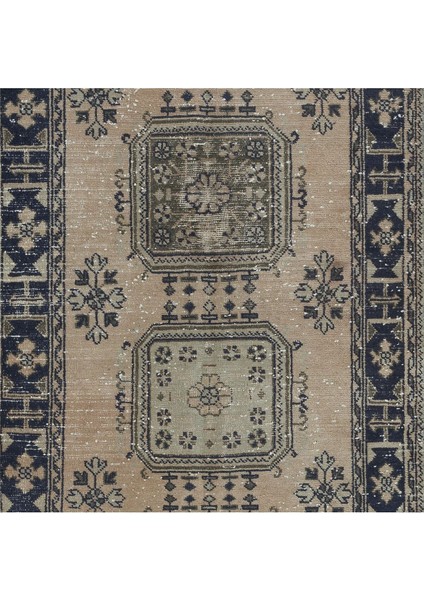 140 x 354 cm Eski Merdiven Halısı, El Yapımı Koridor Halısı, Türk Yolluk Halısı indirimleri