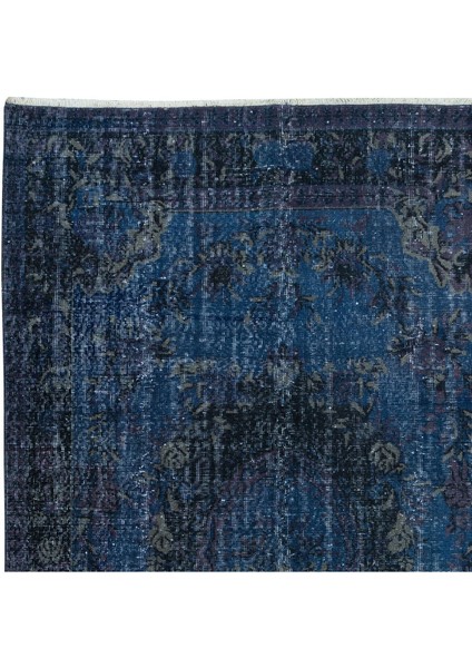 172 x 308 cm Mavi El Dokuması Halı, French Aubusson Halı, Lacivert Alan Halısı fırsatları