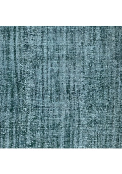 230 x 344 cm Yeniden Boyanmış Yeşil El Dokuma Halı, El Yapımı Eski Halı indirimleri