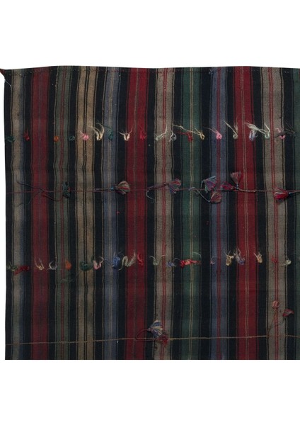 170 x 187 cm El Dokuma Çizgili Kilim, Eski Düz Dokuma Anadolu Halısı fırsatları