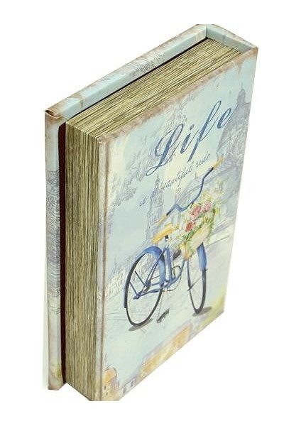 Kutu Kitap Aynalı Bisiklet Dekoratif Hediyelik modelleri