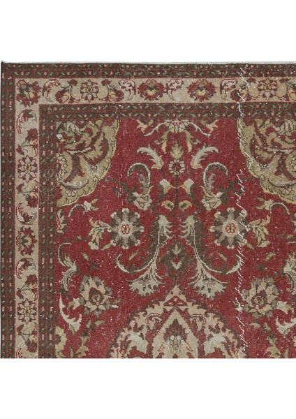 159 x 272 cm Oturma Odası Dekoru Için Eski Türk Köy Halısı, El Yapımı Oda Boyutunda Yünlü Halı fırsatları