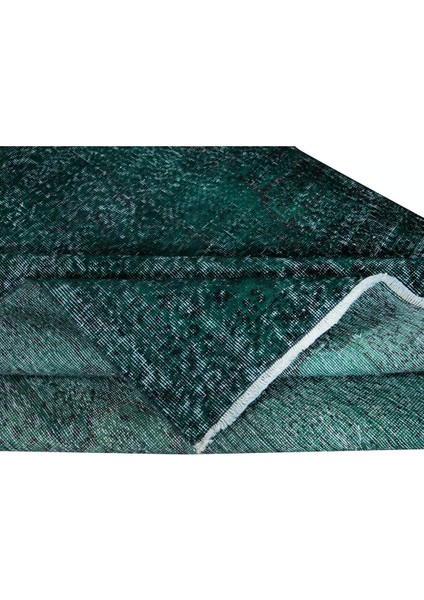 155 x 260 cm Yeşil Oturma Odası Halısı, Yenilenmiş Türk Halısı, El Düğümlü Alan Halısı modelleri