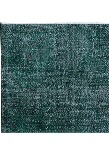 155 x 260 cm Yeşil Oturma Odası Halısı, Yenilenmiş Türk Halısı, El Düğümlü Alan Halısı fırsatları