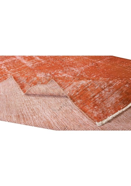 200 x 300 cm El Dokuması Otantik Eski Anadolu Halısı, Modern Turuncu El Yapımı Yünlü Halı modelleri