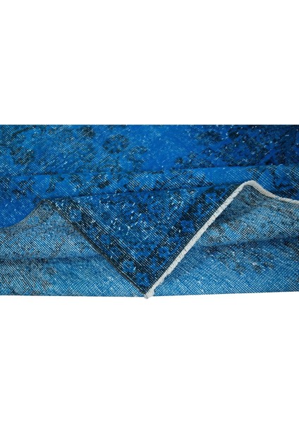 183 x 298 cm Modern El Yapımı Halı, Mavi Çocuk Odası Halı, Mavi Ev Dekoru modelleri