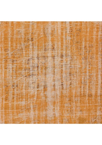 180 x 276 cm Modern El Yapımı Halı, El Dokuma Halı, Turuncu Tonlarda Yenilenmiş Halı indirimleri