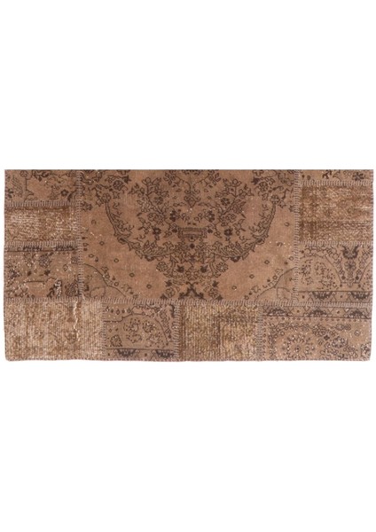 (180 x 247 cm ) Kahverengi Renkli El Dokuması Anadolu Halısı, Madalyon Desenli Isparta Halısı fırsatları