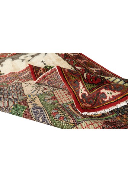 105 x 172 cm Benzersiz Eski El Yapımı Seccade, Cami Desenli Halı modelleri
