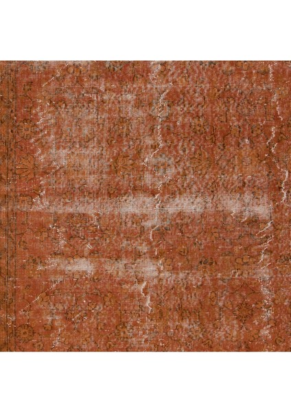 175 x 265 cm El Yapımı Turuncu Halı, El Dokuması Eski Halı, Modern Türk Halısı indirimleri