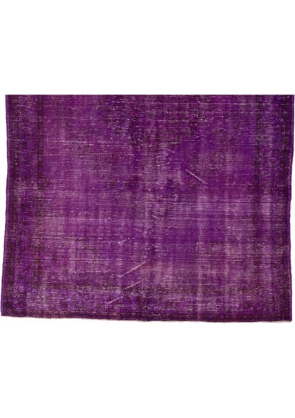 (196 x 308 cm ) Mor Renkli El Dokuması Anadolu Halısı, Otantik ve Modern Halı modelleri