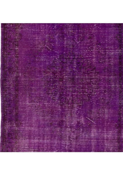 (196 x 308 cm ) Mor Renkli El Dokuması Anadolu Halısı, Otantik ve Modern Halı fırsatları